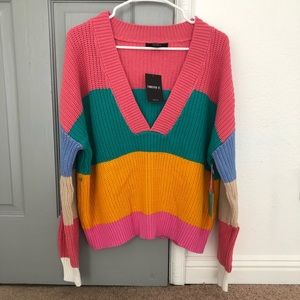 F21 | NWT V-Neck Sweater